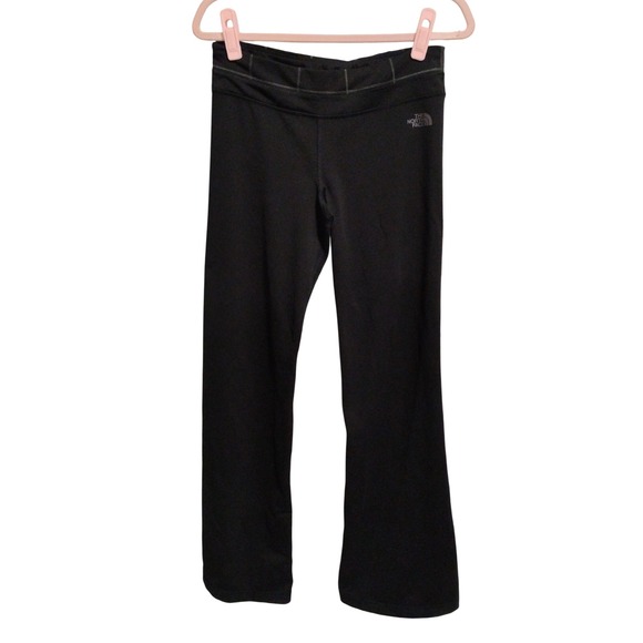 The North Face Womens Black Athletic Bootcut Yoga Pants Medium M Long - Picture 1 of 6